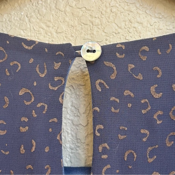 Alter’d State Women’s Dusty Purple Boho Babydoll Tiered Ruffle Mini Dress XS - Picture 4 of 5